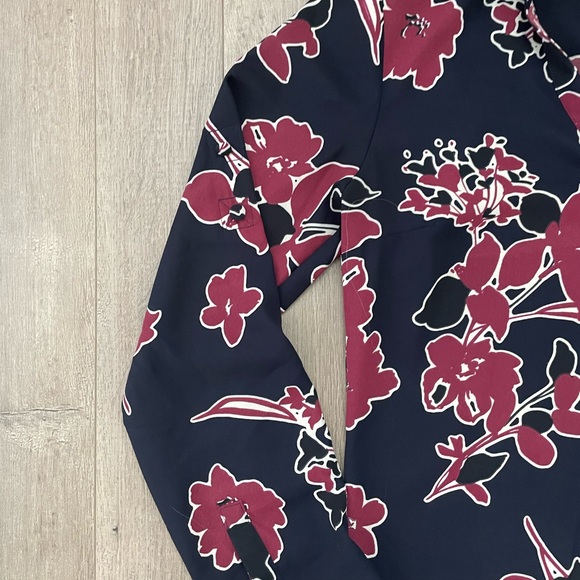 BOGO Express Navy and Maroon Floral Paisley Portofino - Picture 6 of 7